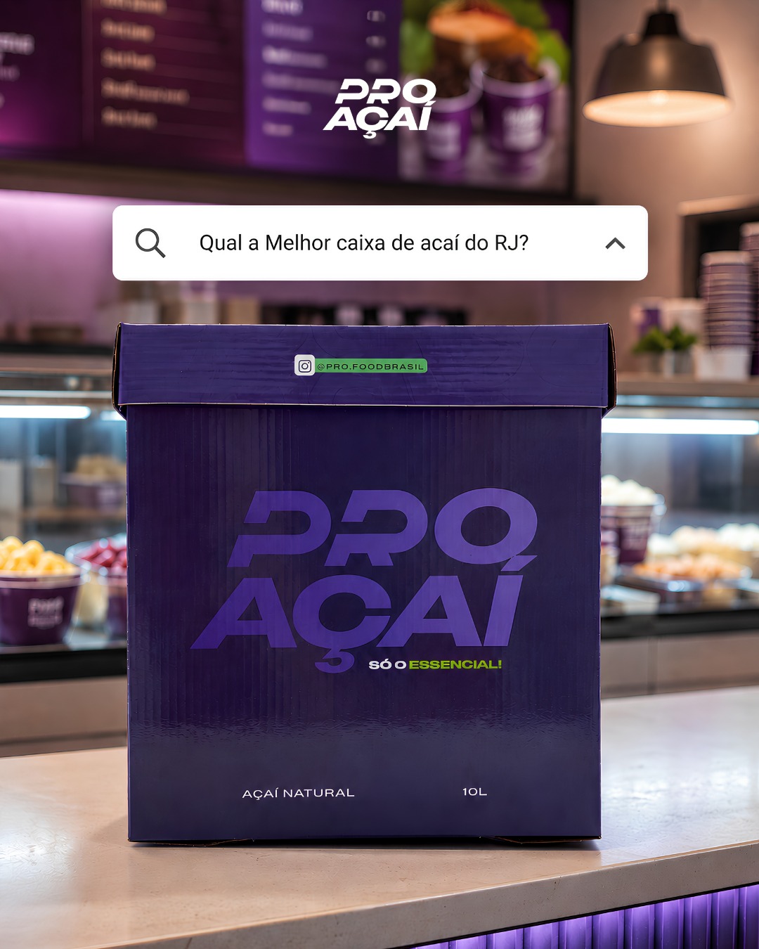 Qual a melhor caixa de açaí do RJ?